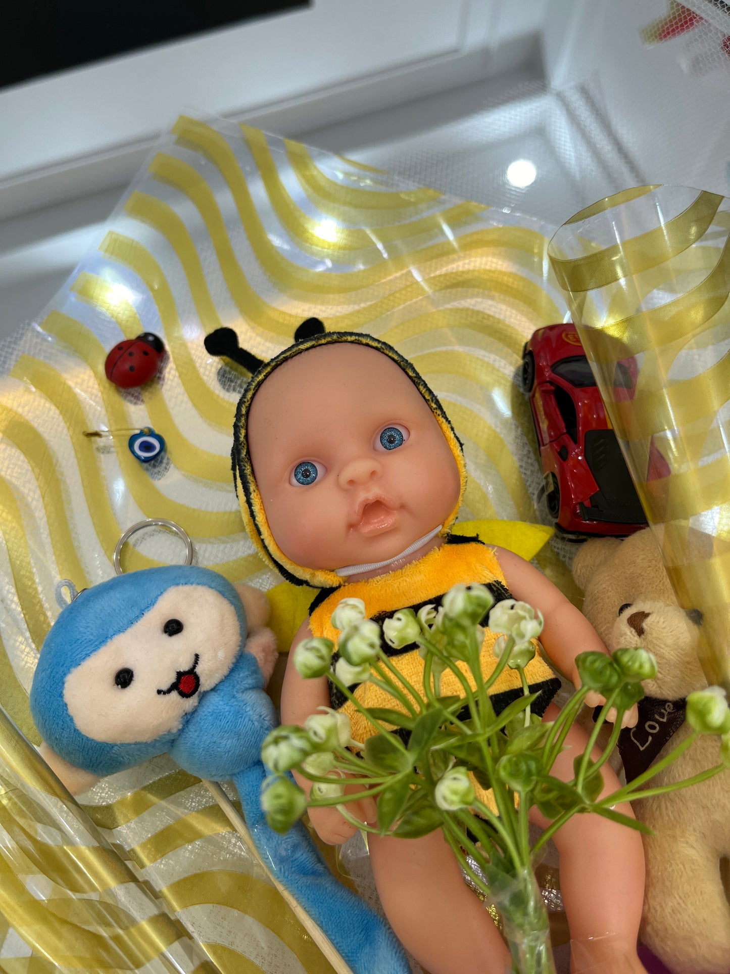 🧸👶 Sevimli Bebek ve Peluş Buketi – Özel ve Anlamlı Hediye! 🎁💜